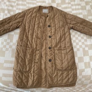 Everlane cotton quilted jacket